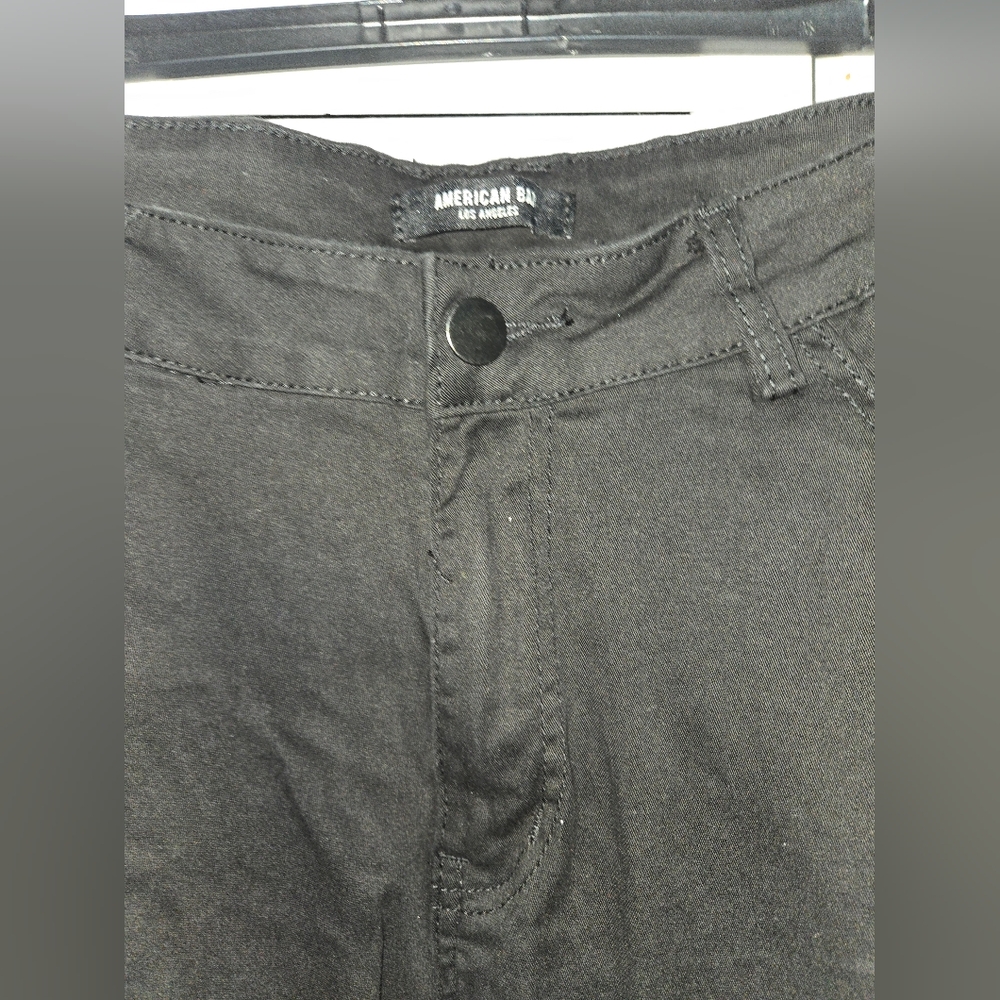 American Bazi Women's S Black High Waisted Cargo Pants - Picture 4 of 12